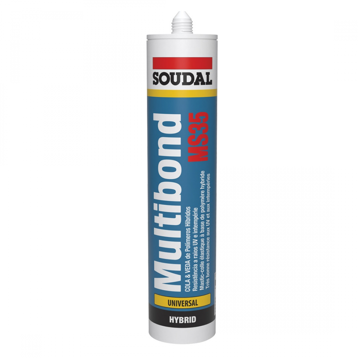 COLA VEDA MULTIBOND MS35 BRANCO 290ML SOUDAL E0030601 Ferramentaspro