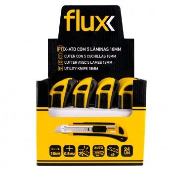 Conjunto 24 X-Atos 5 Laminas 18mm  ref.FC24X5L18 FLUX